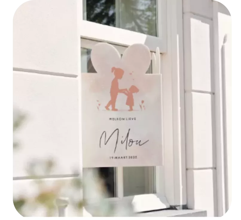 Geboortevrij1 Raambord - Vrije vorm