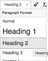 Heading2 Pagina opmaak