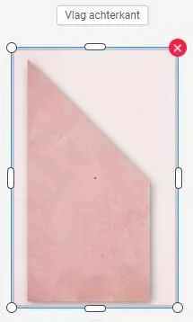 Vlag_vlak Kiosk- of Geboortevlaggen