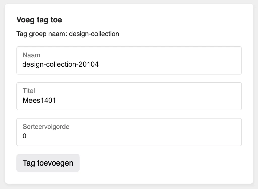 design-collection-tag-aanmaken-1024x748 Collectie tag - Design-collection