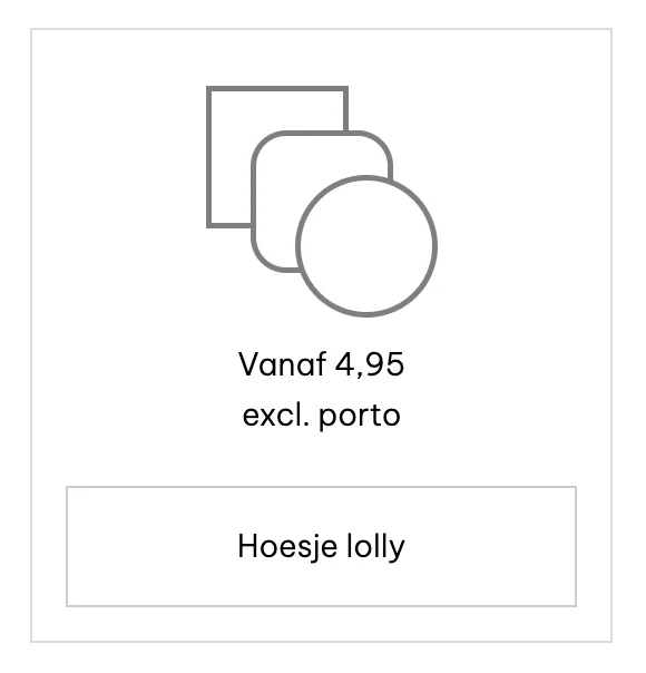 kaartype-lollyhoesje Lollyhoesje