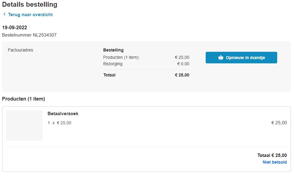 klantverzoek-details Betaalverzoek