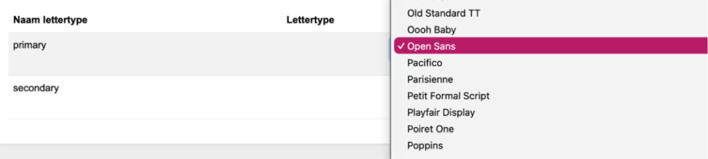 lettertypen-1024x230 Handleiding ShopThema en ProductBuilder