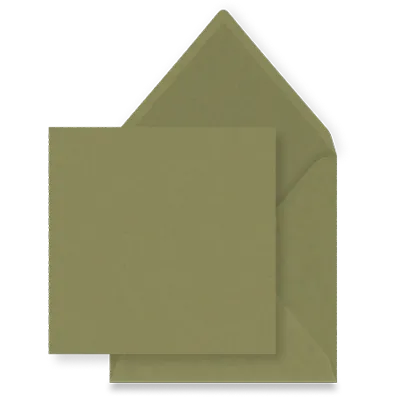 olijfgroen Enveloppen - Een overzicht van alle beschikbare enveloppen