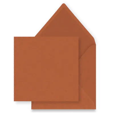 roestbruin Enveloppen - Een overzicht van alle beschikbare enveloppen