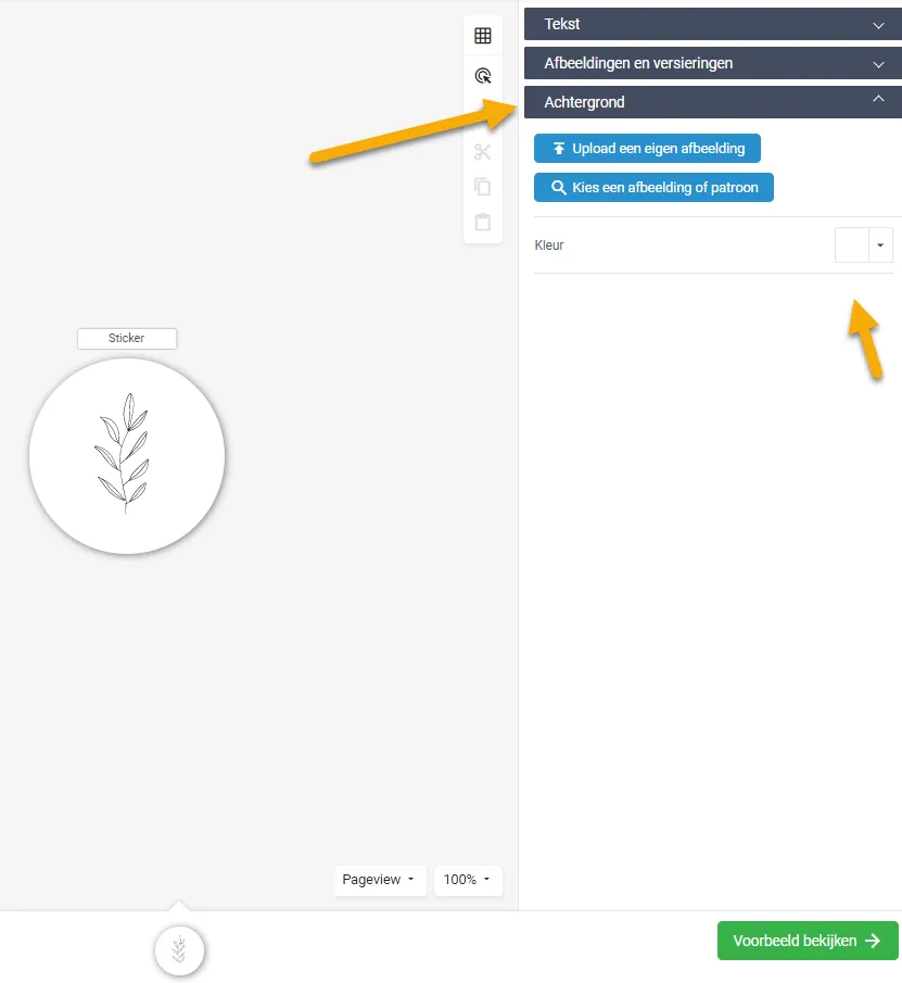 sluitzegel-editor Bewerkbare sluitzegels