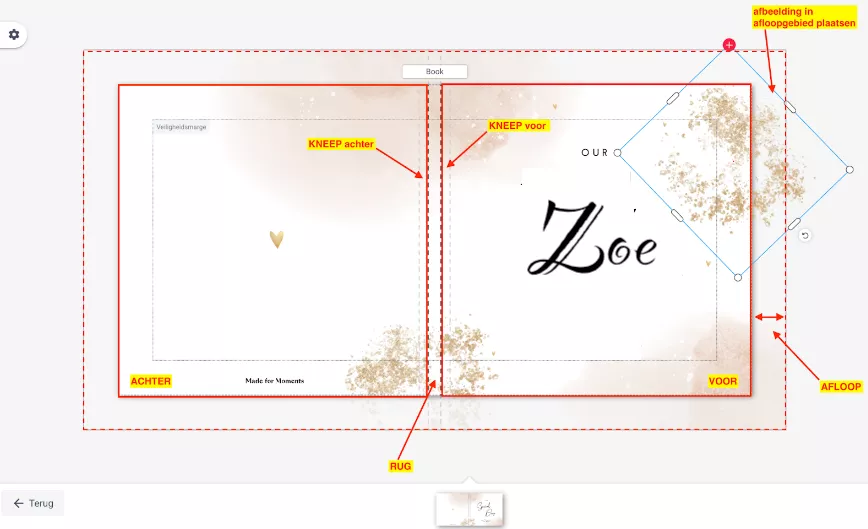 spread-kraamboek Kraambezoekboek
