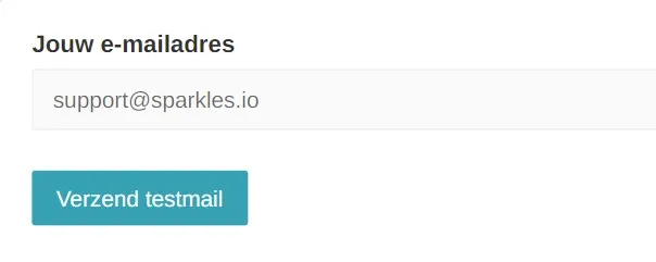 testmail Automatische systeemmails/Transactionele mails instellen