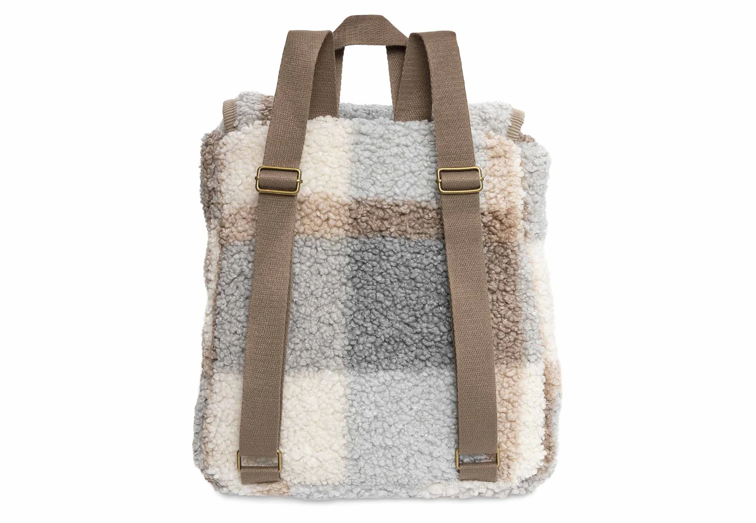 ACHTERKANT-Rugzak-Jollein-Check-Boucle Rugzak Jollein – Check Bouclé