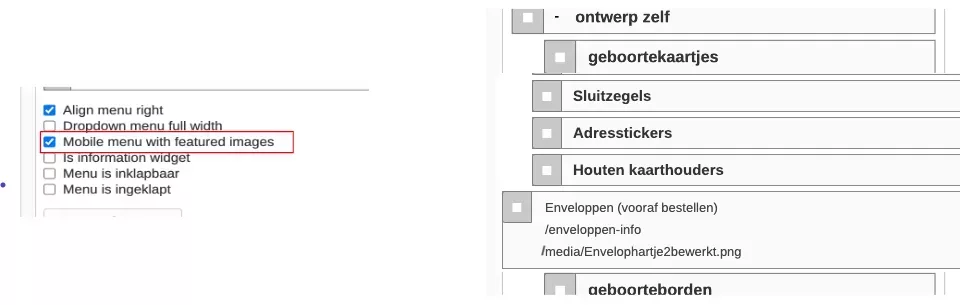 Promoblok Navigatie