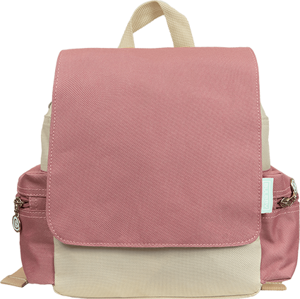 rugzakje-oud-roze-mint-label_klein_PIP Rugzakje 0-6 jaar