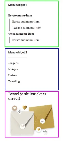 voorbeeld-widget-pagina Navigatie