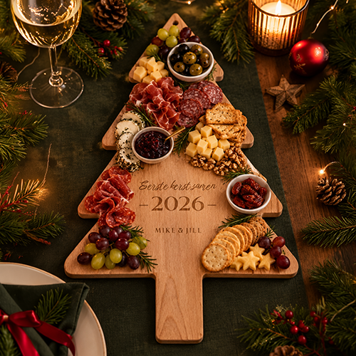 Borrelplank-kerst Borrelplank (hout)
